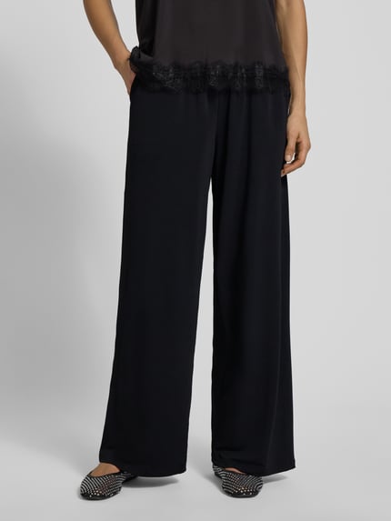 ICHI Stoffhose in verkürzter Passform Modell 'LIMA' Black 4