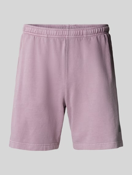 Mazine Regular Fit Sweatshorts mit Label-Detail Altrosa 2