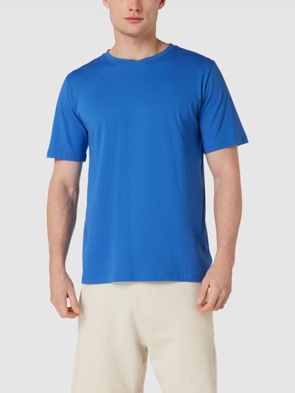 SCHIESSER T-Shirt mit Rundhalsausschnitt Modell 'Hannes' Royal 4
