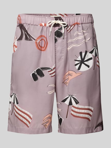 Relaxed fit bermuda met steekzakken, model 'FAVE' Shop The Look MANNEQUINE