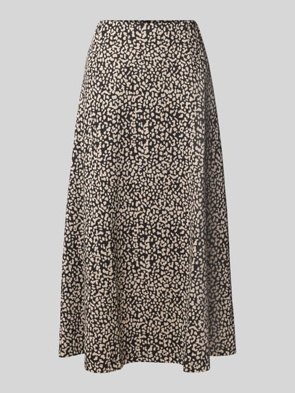 Milano Italy Midirok met plooien Grafiet - 2