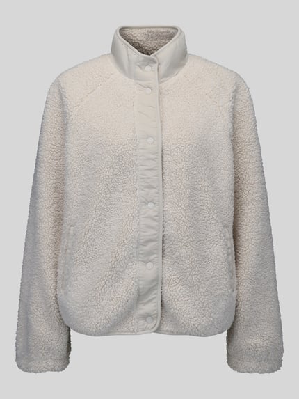 Jake*s Casual Regular fit sweatjack van teddybont Ecru - 2