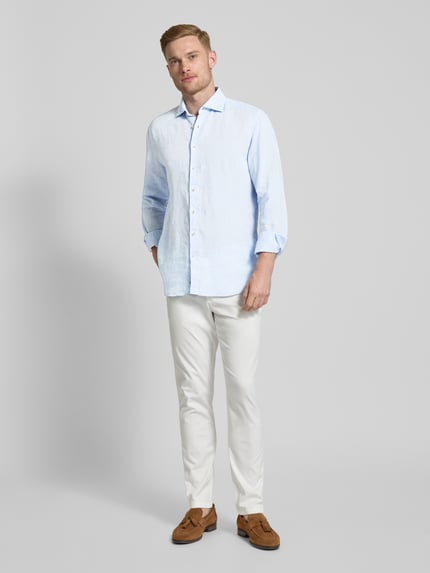 Stenstroms Regular Fit Business-Hemd mit Kentkragen Modell 'Collar' Bleu 1
