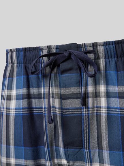 SCHIESSER Pyjama-Hose mit Eingrifftaschen Dunkelblau 2