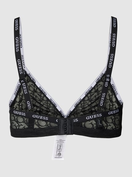 GUESS Beha met logomotief, model 'EDYTHA' Zwart - 3
