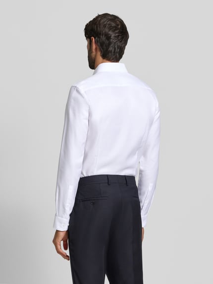 Jake*s Super Slim Fit Businesshemd mit Kentkragen Weiss 5