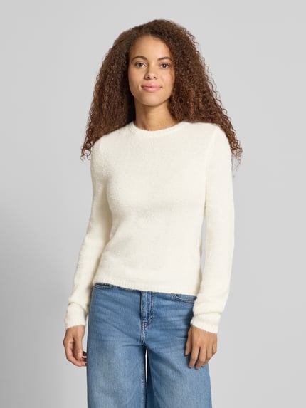ONLY Pullover mit weicher Struktur-Strickoptik Offwhite 4