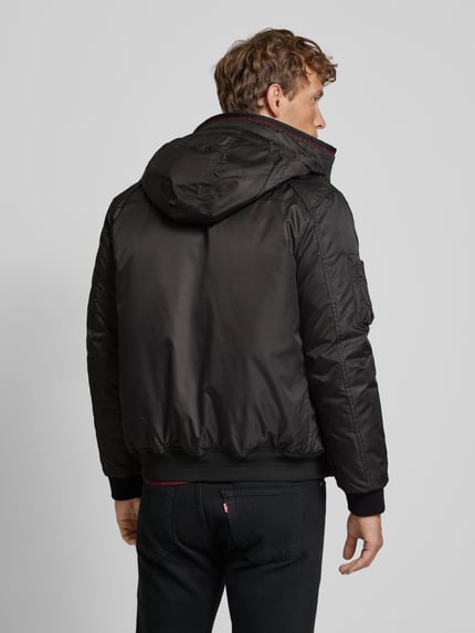 Wellensteyn Regular Fit Jacke im Bomber-Look Modell 'CICERO WINTER' Black 5