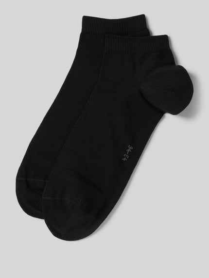FALKE Sneaker-Socken mit geripptem Abschluss im 2er-Pack Black 1