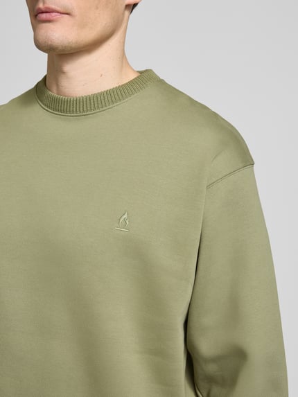 DRYKORN Sweatshirt mit Motiv-Stitching Modell 'KARIO' Gruen 3