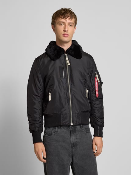 Alpha Industries Kurtka z zamkiem błyskawicznym model ‘INJECTOR’ Antracytowy 4