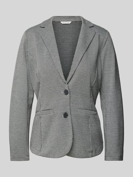 Tom Tailor Taillierter Blazer in Jacquard-Qualität mit 2-Knopf-Verschluss Black 2