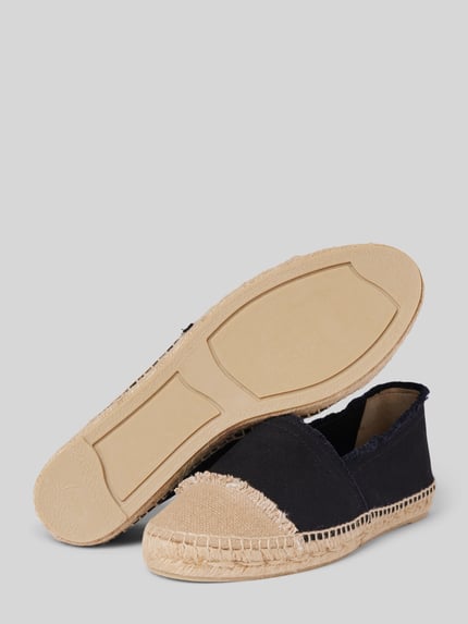 Castañer Espadrilles van echt leer, model 'KAMPALA' Zwart - 4
