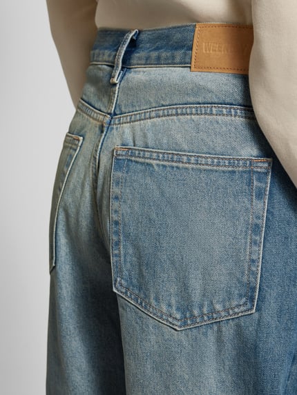 Weekday Jeansy o luźnym kroju z 5 kieszeniami model ‘Rail’ Jeansowy niebieski 3