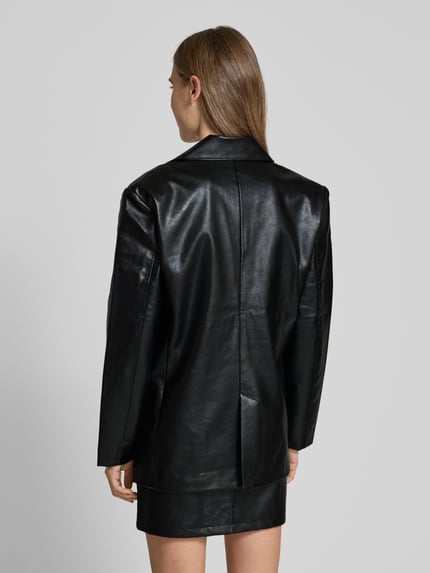 LeGer Blazer in Leder-Optik Modell 'Insa' - LeGer Studio Kollektion Black 5