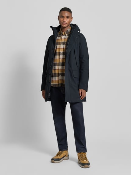 Save The Duck Parka o kroju regular fit z kapturem model „WILSON” Czarny 1