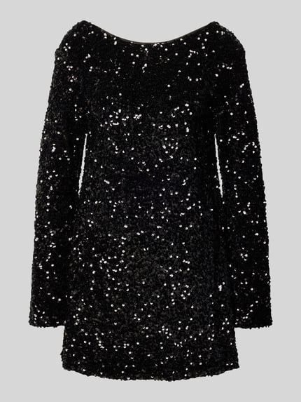 Gina Tricot Mini-jurk met pailletten, model 'Loose Seqiun' Zwart - 2