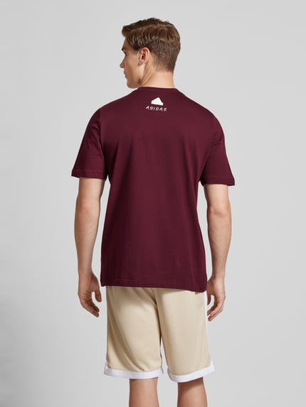 adidas Sportswear T-Shirt mit Motiv-Print Bordeaux 5