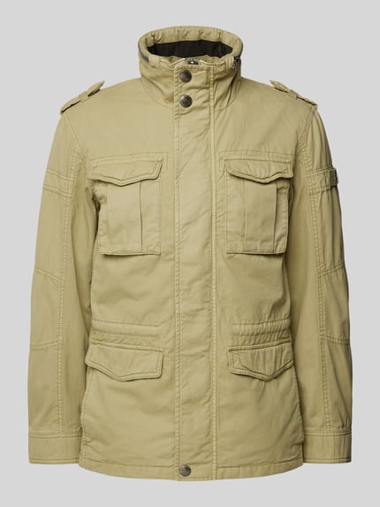 Wellensteyn Regular Fit Funktionsjacke im Military-Look Modell 'COLONEL' Sand Melange 2
