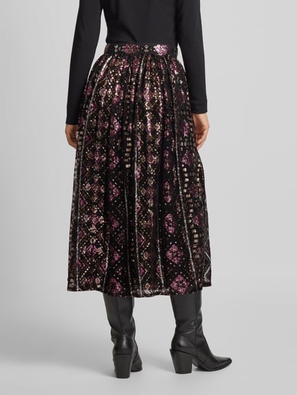 ba&sh Midirock mit Paillettnbesatz Modelll 'PIPPA' Black 5