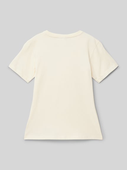 Champion T-shirt met ronde hals Ecru - 3