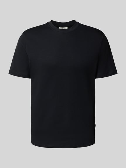 Casual Friday T-Shirt aus reiner Baumwolle Modell 'NILO' Dunkelblau 2