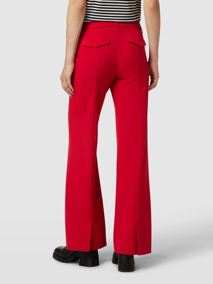 Luisa Cerano Broek met vaste persplooien Rood - 5