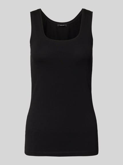 Tanktop van een mix van katoen en elastaan Shop The Look MANNEQUINE