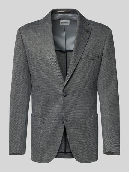 ROY ROBSON Slim fit colbert met viscose en reverskraag Lichtgrijs - 2