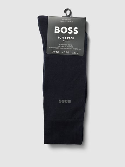 BOSS Socken aus Baumwoll-Mix im 2er-Pack Dunkelblau 3