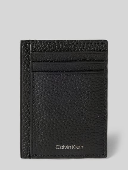 CK Calvin Klein Portemonnaie mit Label-Print BLACK 1