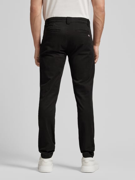 Tommy Jeans Slim Fit Chino aus Baumwoll-Mix Modell 'SCANTON' Black 5