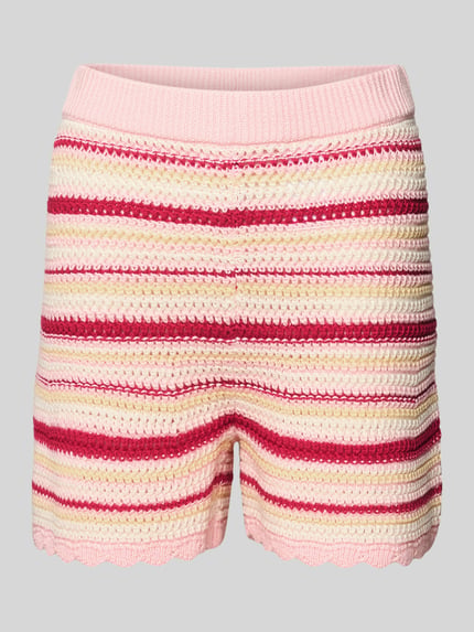 Shorts aus Baumwolle im Allover-Look Shop The Look MANNEQUINE