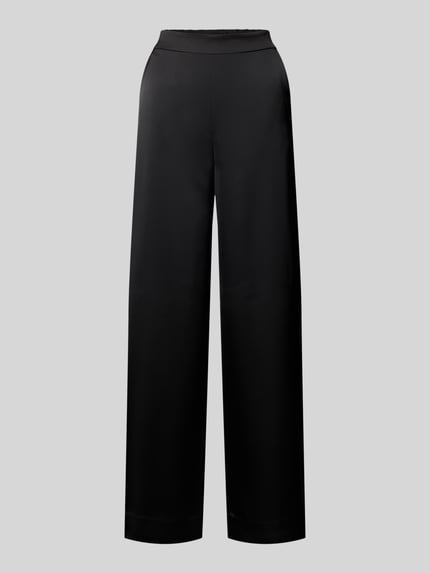HUGO slim fit wijdte broek met schuifhaak en verborgen ritssluiting model 'HASELI-1' Zwart - 2