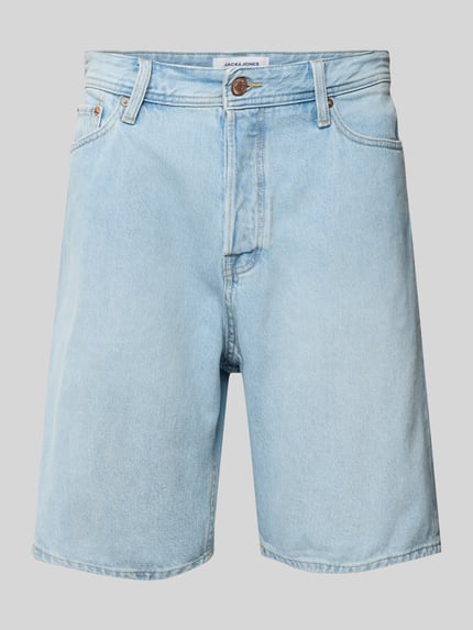 JACK & JONES Loose Fit Jeansshorts im 5-Pocket-Design Modell 'TONY' Hellblau 2