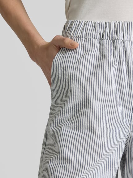 DRYKORN Wide leg stoffen broek met elastische band, model 'CONSIDER' Wit - 3