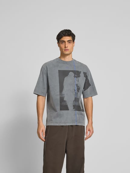 A-COLD-WALL Oversized T-Shirt aus reiner Baumwolle Mittelgrau 4
