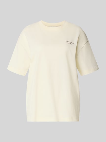 Relaxed Fit T-Shirt aus reiner Baumwolle Shop The Look MANNEQUINE