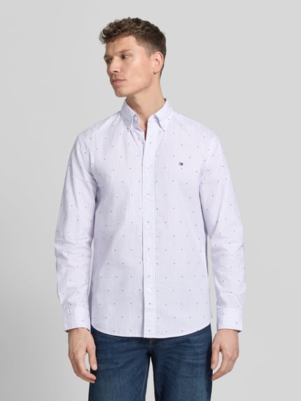 Tommy Hilfiger Koszula casualowa o kroju regular fit z czystej bawełny Jasnoniebieski 4