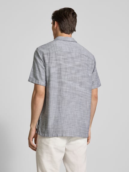 Tom Tailor Denim Relaxed Fit Freizeithemd aus reiner Baumwolle Petrol 5