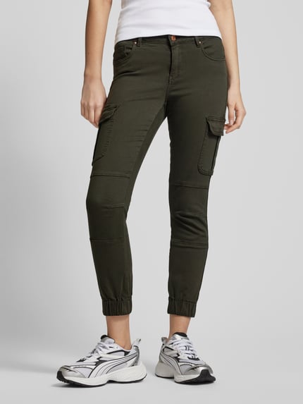 ONLY Regular Fit Cargohose mit Cargotaschen Oliv 4