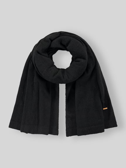 Barts Sjaal met labelpatch model 'Witzia' Zwart - 1