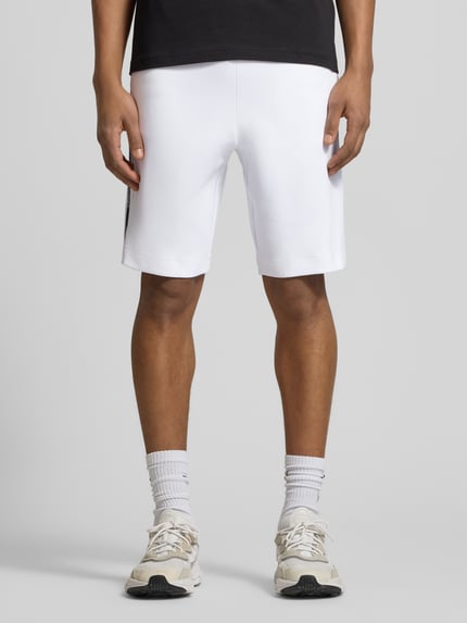 EA7 Emporio Armani Shorts mit elastischem Bund Weiss 4