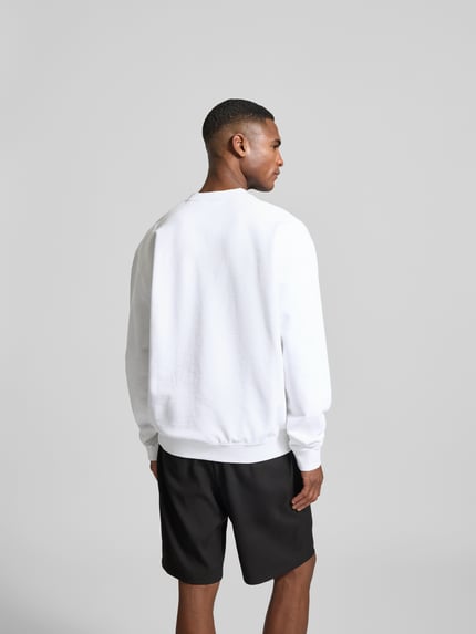 Dsquared2 Cool Fit Sweatshirt aus reiner Baumwolle Weiss 5