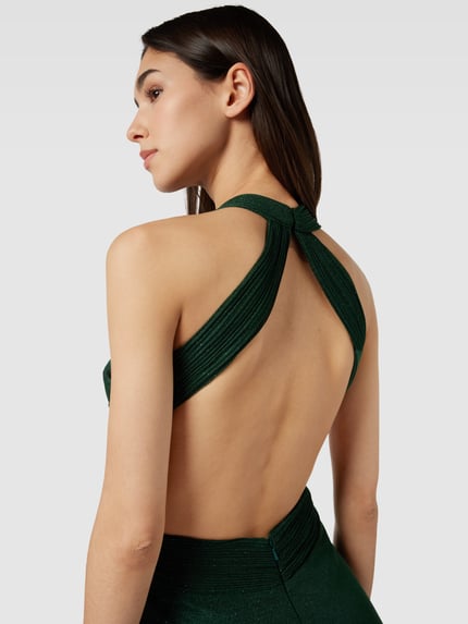LUXUAR FASHION Abendkleid mit Cut out Smaragd 3