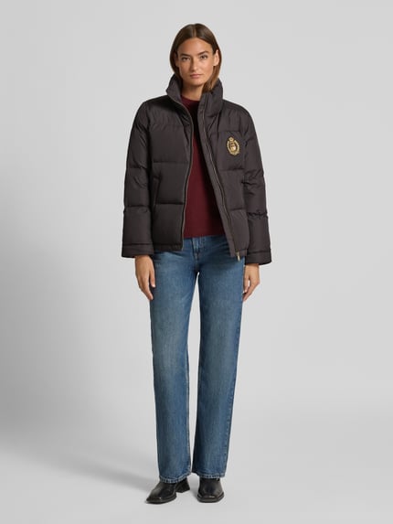 Lauren Ralph Lauren Gewatteerd jack met opstaande kraag Black - 1