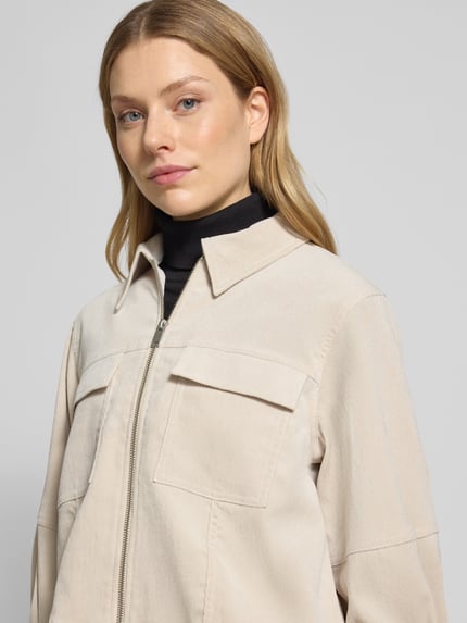 OPUS Cordjacke mit Brusttaschen Modell 'Hamoni' Sand 3