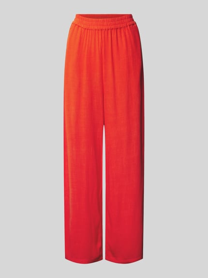 Wide Leg Stoffhose aus Viskose-Leinen-Mix Shop The Look MANNEQUINE