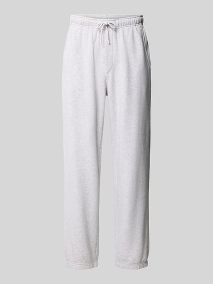 Produktfoto, Sweatpants mit Eingrifftaschen Modell 'ATUBAY' von American Vintage, Baumwoll-Elasthan-Mix, grau, Relaxed Fit, sichtbare Textur