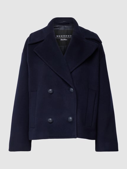 Weekend Max Mara Jack met reverskraag Marineblauw - 2